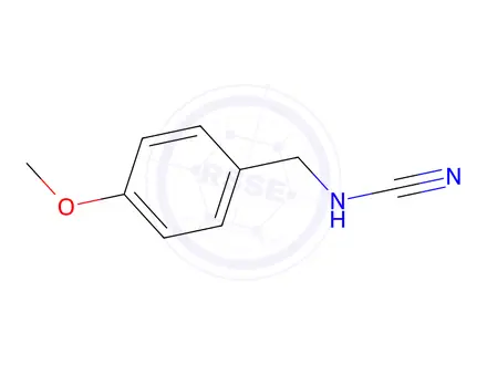Chemical structure of N-(4-methoxybenzyl)cyanamide