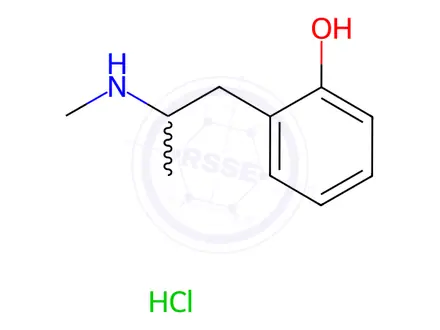 Chemical structure of Methoxyphenamine Impurity 1 Hydrochloride