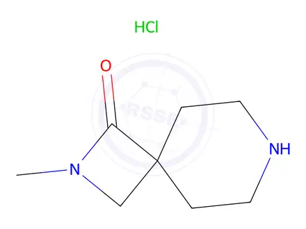 Chemical structure of 2-Methyl-2,7-diazaspiro[3.5]Nonan-1-one hydrochloride