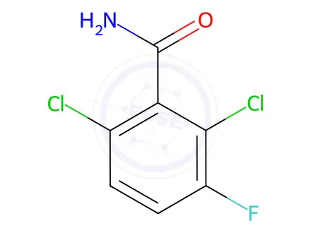 Chemical structure of Benzamide, 2,6-dichloro-3-fluoro-