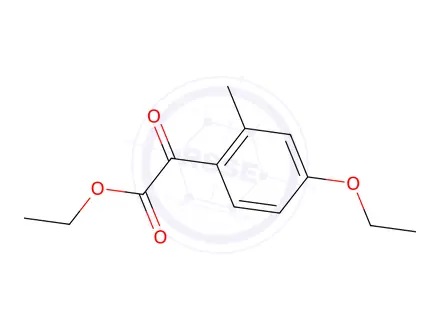 Chemical structure of Ethyl 2-(4-ethoxy-2-methylphenyl)-2-oxoacetate