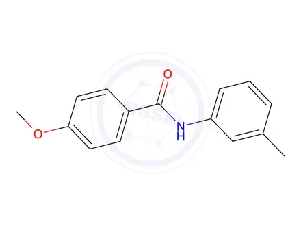 Chemical structure of 4-Methoxy-N-(m-tolyl)benzamide
