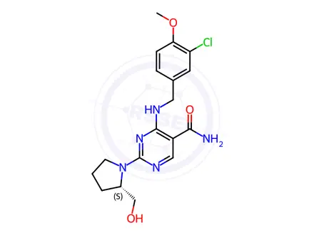 Chemical structure of Avanafil Amide Analog