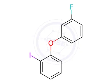 Chemical structure of 1-(3-fluorophenoxy)-2-iodobenzene