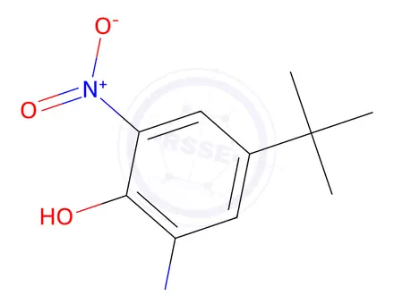 Chemical structure of 2-AmIno-4-tert-butyl-6-nItrophenol