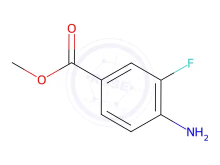 Chemical structure of Methyl 4-amino-3-fluorobenzoate