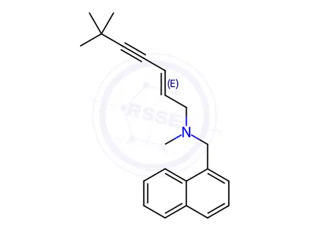 Chemical structure of Terbinafine