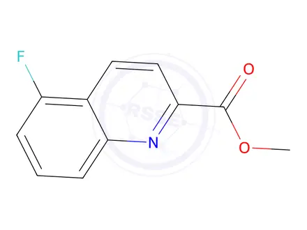Chemical structure of 5-Fluoro-quinoline-2-carboxylic acid methyl ester