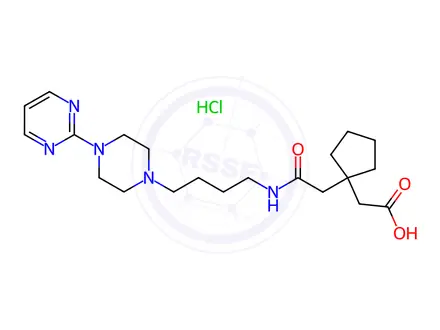Chemical structure of Buspirone EP Impurity E Hydrochloride