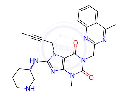 Chemical structure of Linagliptin Impurity 262