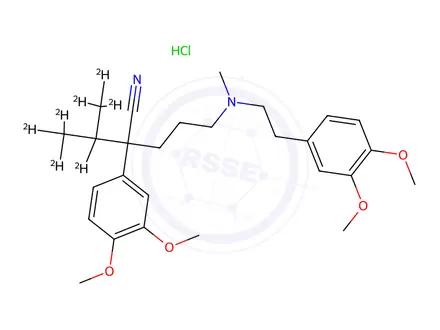 Chemical structure of Verapamil-d7 Hydrochloride