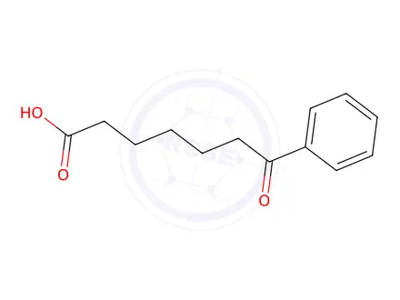 Chemical structure of 7-Oxo-7-phenylheptanoic acid