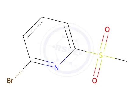Chemical structure of 2-Bromo-6-(Methylsulfonyl)pyridine