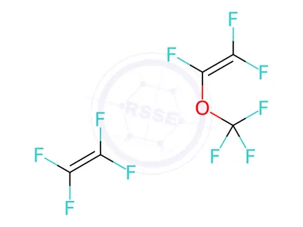 Chemical structure of Ethene, 1,1,2,2-tetrafluoro-, polymer with 1,2,2-trifluoro-2-(trifluoromethoxy)ethene