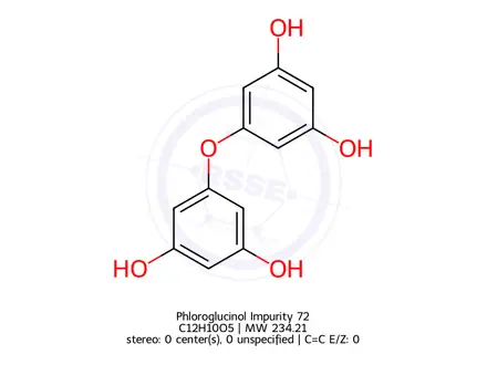 Chemical structure of Phloroglucinol Impurity 412