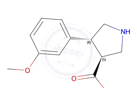 Chemical structure of (4-(4-Methoxyphenyl)pyrrolidin-3-yl)methanol