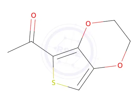 Chemical structure of 1-(2,3-Dihydrothieno[3,4-b][1,4]dioxin-5-yl)ethan-1-one