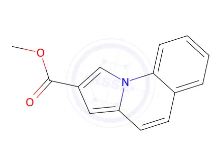 Chemical structure of methyl pyrrolo[1,2-a]quinoline-2-carboxylate
