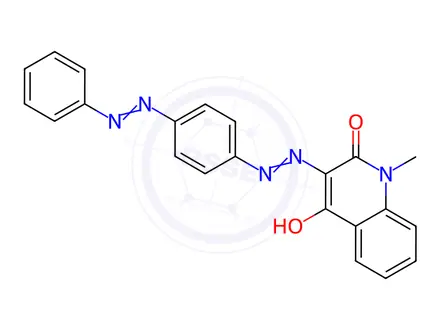 Chemical structure of Disperse Yellow 56-methyl
