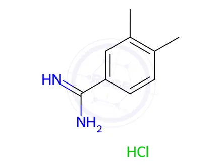 Chemical structure of 3,4-Dimethyl-benzamidine Hydrochloride