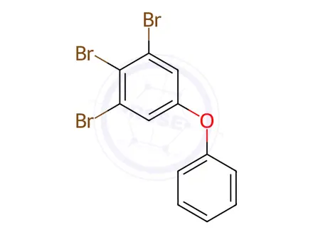 Chemical structure of 3,4,5-Tribromodiphenyl Ether