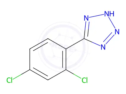 Chemical structure of 5-(2,4-Dichlorophenyl)-1H-tetrazole