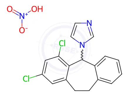 Chemical structure of Eberconazole Nitrate