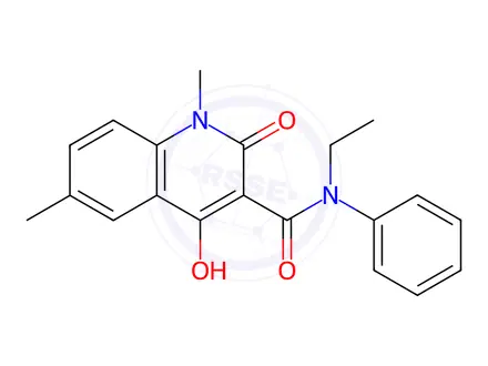 Chemical structure of Laquinimod Impurity 54