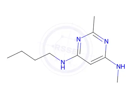 Chemical structure of N4-Butyl-N6,2-dimethylpyrimidine-4,6-diamine