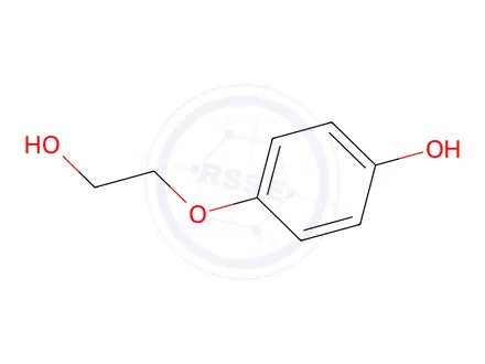 Chemical structure of 4-(2-hydroxyethoxy)phenol