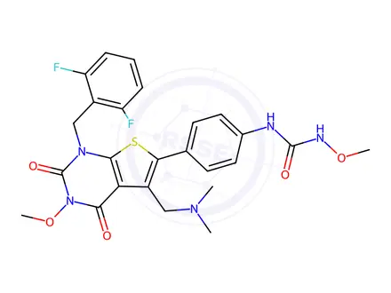 Chemical structure of Relugolix Impurity 275