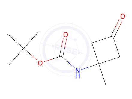 Chemical structure of (1-Methyl-3-oxo-cyclobutyl)carbamic Acid tert-butyl ester