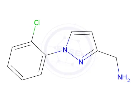 Chemical structure of (1-(2-Chlorophenyl)-1h-pyrazol-3-yl)methanamine