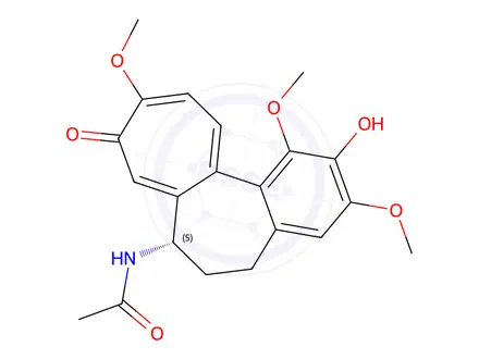 Chemical structure of 2-Demethyl Colchicine