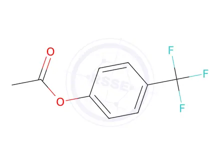 Chemical structure of 4-(Trifluoromethyl)phenyl acetate