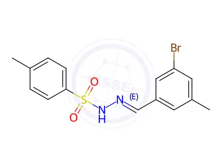 Chemical structure of N'-(3-bromo-5-methylbenzylidene)-4-methylbenzenesulfonohydrazide