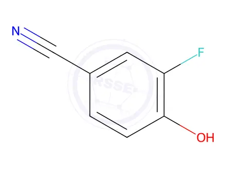Chemical structure of 3-Fluoro-4-hydroxybenzonitrile