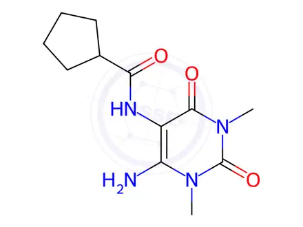 Chemical structure of Uracil Impurity 96