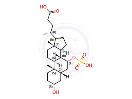 Chemical structure of Chenodeoxycholic acid Impurity 54