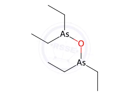 Chemical structure of Bis(diethylarsinous)anhydride