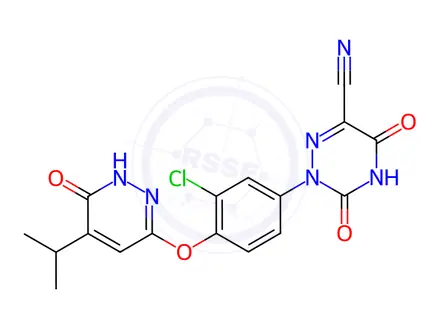 Chemical structure of Deschloro Resmetirom Impurity