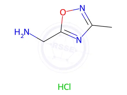 Chemical structure of (3-Methyl-1,2,4-Oxadiazol-5-yl)methanamine Hydrochloride