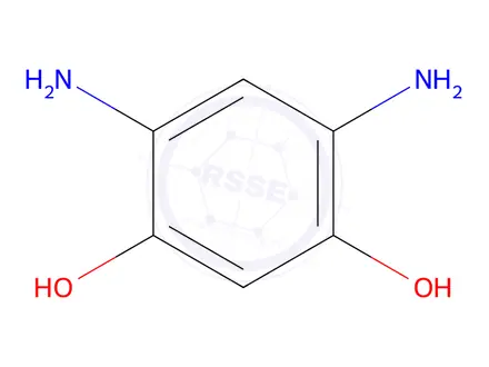 Chemical structure of 4,6-Diaminoresorcinol Dihydrochloride