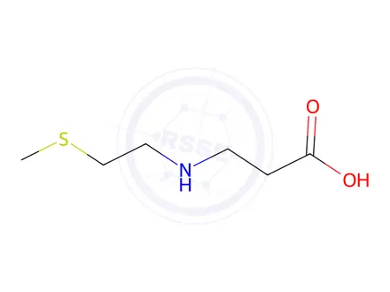 Chemical structure of 3-((2-(Methylthio)ethyl)amino)propanoic acid