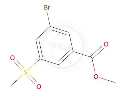 Chemical structure of Methyl 3-Bromo-5-methanesulfonylbenzoate