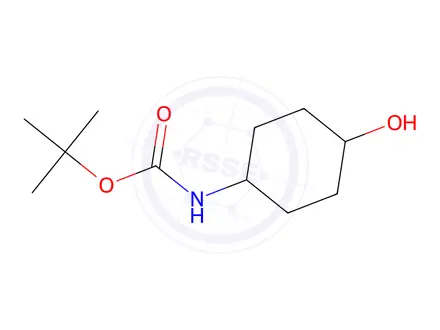 Chemical structure of cis-4-(Boc-amino)cyclohexanol