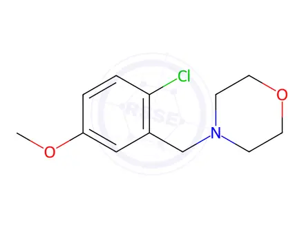 Chemical structure of 4-(2-Chloro-5-methoxybenzyl)morpholine
