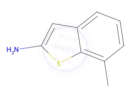 Chemical structure of 7-Methylbenzo[b]thiophen-2-amine
