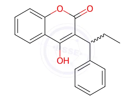 Chemical structure of Phenprocoumon