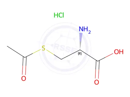 Chemical structure of Acetylcysteine impurity 60